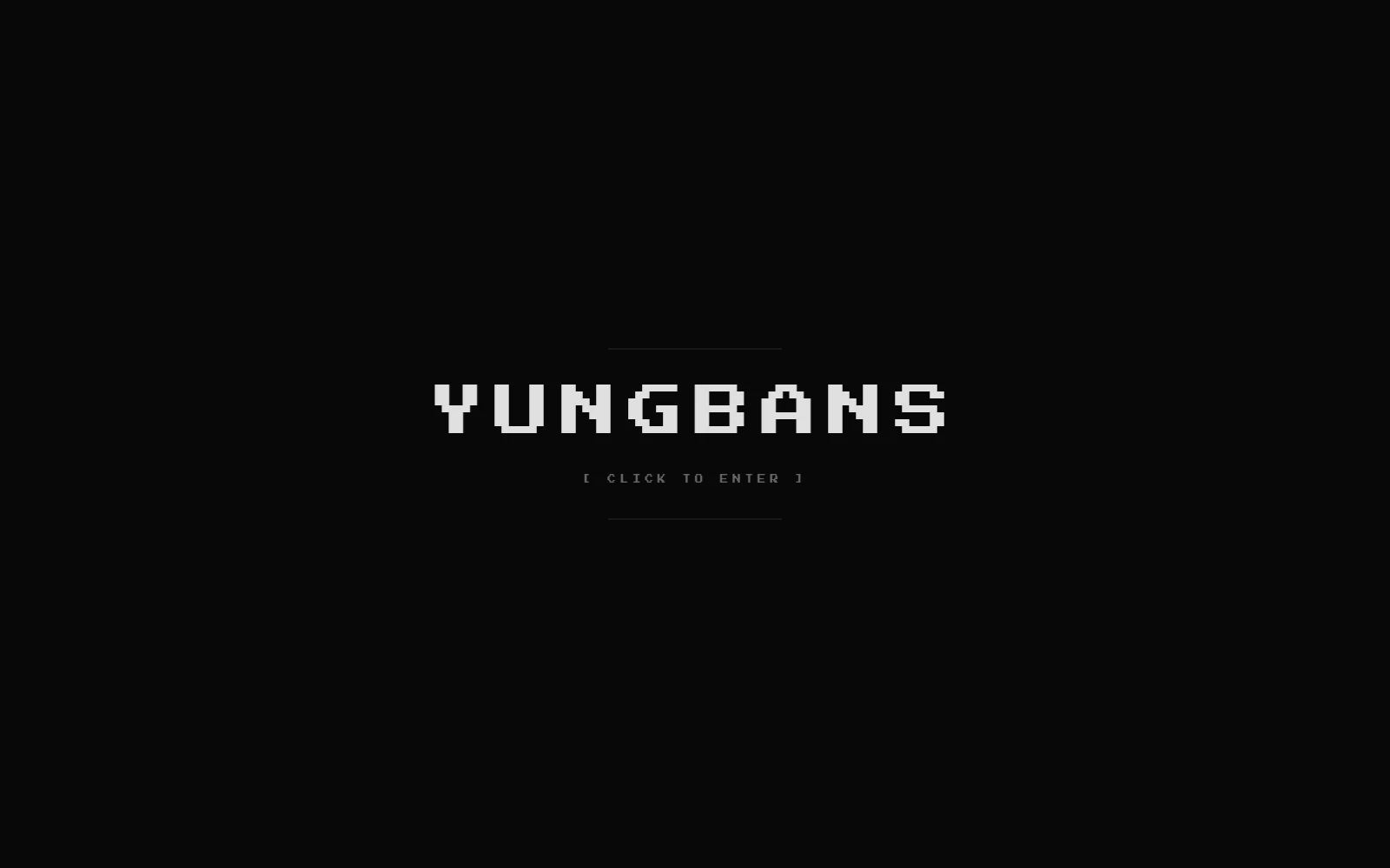 Yung Bans artist website cover composition